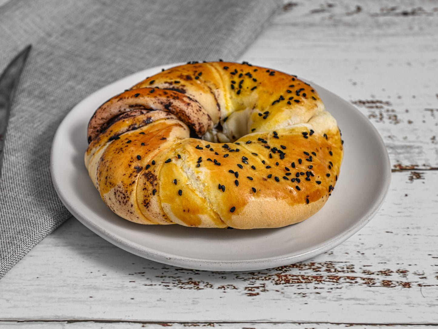 Pastry with Olive Paste