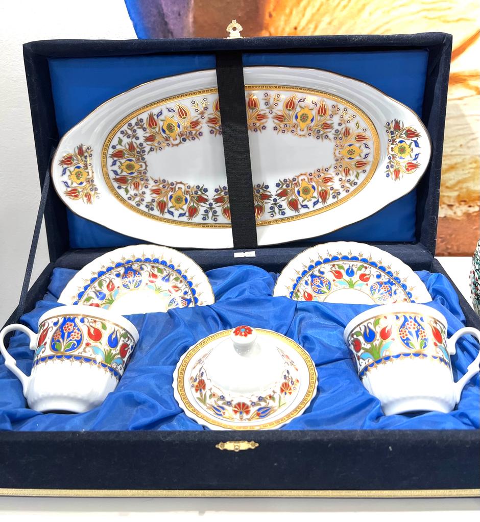 Hand Painted Turkish Tea Gift Set