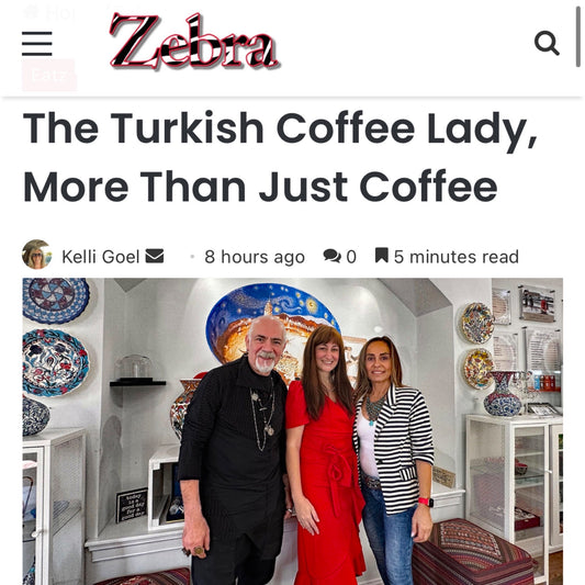 Turkish Coffee Lady is featured in Zebra