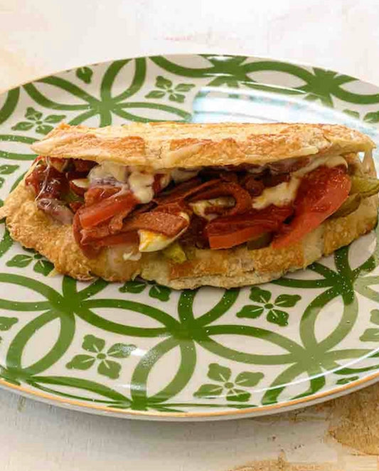 Istanbul Toast with Salami & Cheese